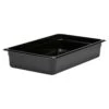 Cambro 14CW110 Black Camwear Full Size X 4" D Food Pan