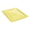 Cambro 20HPC150 H-Pan Amber 1/2 Size Flat Food Pan Cover W/o Handle