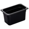 Cambro® 46HP110 Black High Heat 1/4 Size X 6" D Food Pan