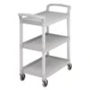 Cambro BC331KD480 Speckled Gray 32.88" X 26.25" Knockdown Service Cart