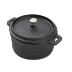 CARLISLE American Metalcraft CIPR5500 Mini 17 Oz. Cast Iron Casserole With Lid