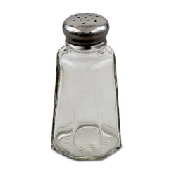 Browne Foodservice 571930 Glass 2 Oz Salt And Pepper Shakers - 72 / CS