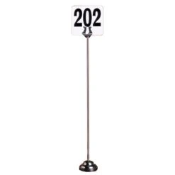 American Metalcraft HPCH18 Harp Style 18" Number Stand