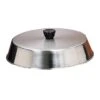 American Metalcraft BA640S S/S 6-1/2" Round Basting Cover W/ Knob