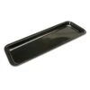 Delfin TRC-2010-10 19.5" X 10" X 1" Black Rectangular Market Tray