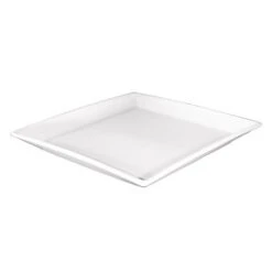 Gourmet Display By Cal-Mil PP252 White 11" Square Porcelain Bowl
