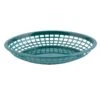 TableCraft 1084FG Forest Green 11-3/4" Jumbo Oval Basket - Dozen