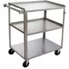 Channel Mfg. US1827-3 S/S Utility / Bussing Cart With 3 Shelves