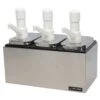 San Jamar® P9713 Condiment Pump Service Center With 3 Jars