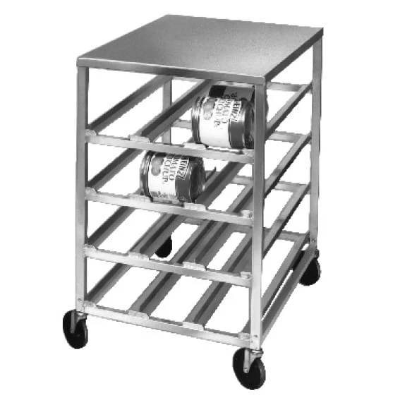 Channel Mfg. CSR-4M Half-Size Mobile Can Storage Rack For #10 Cans