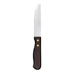 World Tableware 201 2492 Beef Baron Round Tip 10" Steak Knife - Dozen