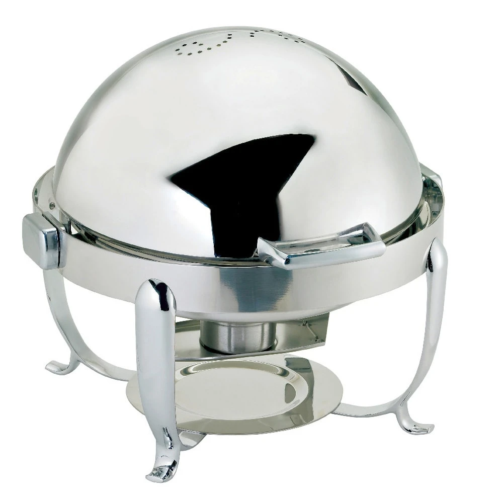 Browne Foodservice 575171 Octave 7 Qt. Full-Size Round Chafer