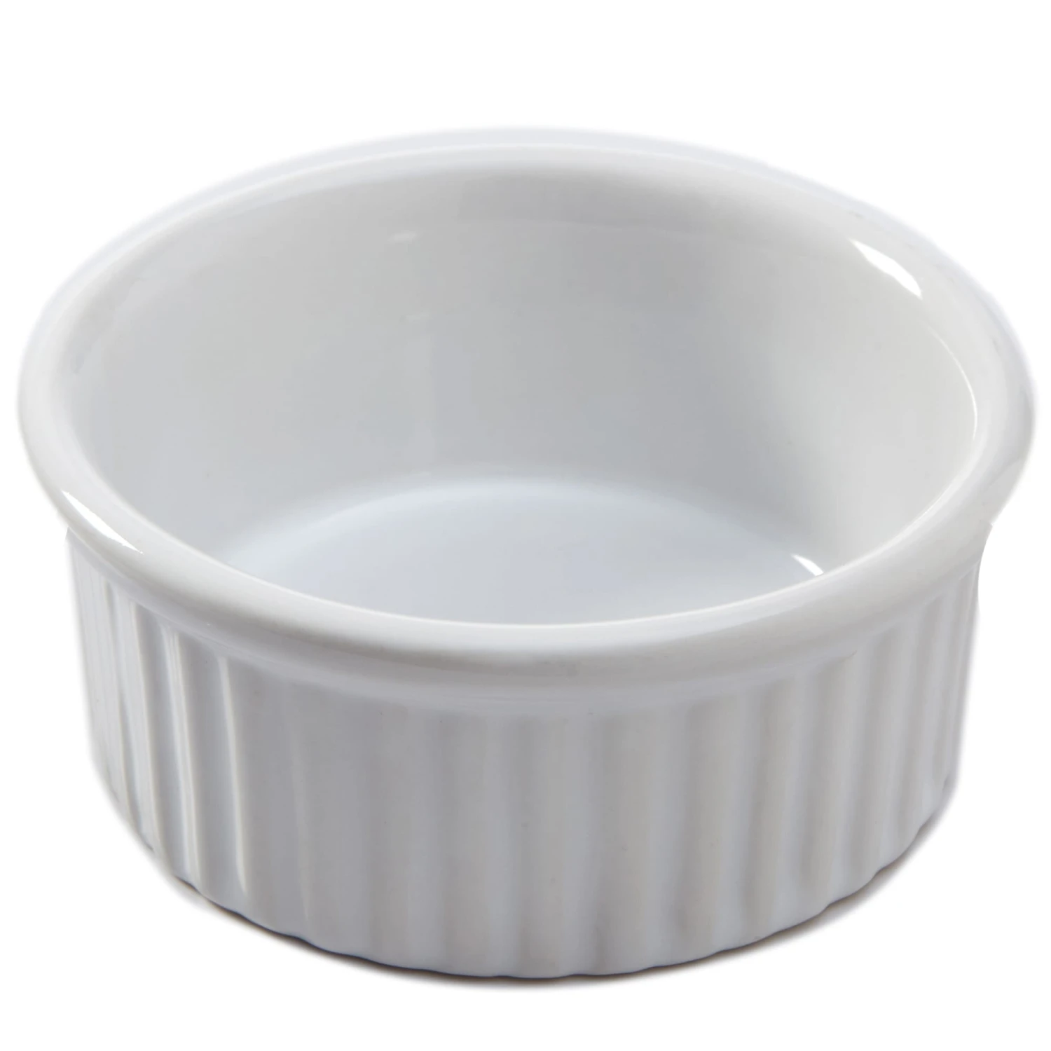 American Metalcraft CRMK4 Ceramekin 4 Oz Ribbed Ramekin - 12 / PK