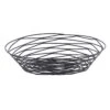 TableCraft BK17409 Black Artisan 9" X 6" X 2-1/4" Oval Basket - 6 / CS