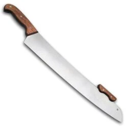 American Metalcraft PWK19 18" Blade Pizza Knife With Wood Handles
