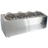 Steril-Sil CC-LTC-4SW 4 Well Cold Chest Condiment Dispenser