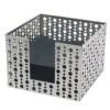 FOH BHO039BSS21 Dots 5.5" Stainless Napkin Holder - 4 / CS