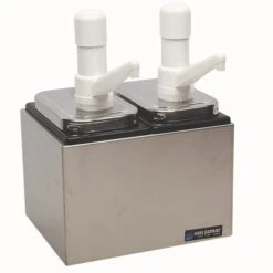 CARLISLE San Jamar® P9712 Condiment Pump Service Center With 2 Jars