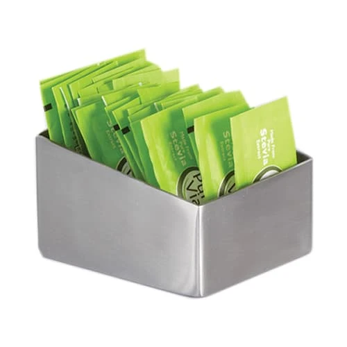 American Metalcraft RTSSPH3 S/S Slanted Sugar Packet / Cube Holder