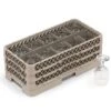 Traex HR1C1CCC Beige 10 Compartment Half-Size Glass Rack