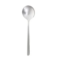 Worthy, Noble & Kent 5369S002 Silhouette Round Bowl Soup Spoon - Dozen