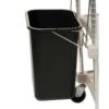 Metro MYWB2 MyCart Black 23 X 16-1/4 X 14-3/4 Waste Basket
