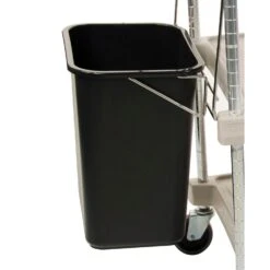 Metro MYWB2 MyCart Black 23 X 16-1/4 X 14-3/4 Waste Basket