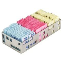 Cal-Mil 1611-55 S/S Squared Packet Organizer