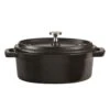 World Tableware CIS-27 Cast Iron 11 Ounce Mini Dutch Oven With Lid