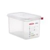 Araven 3028 Transparent 1/4 Size 4.5 Qt. Food Storage Box