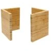 FOH BHO062BBB20 B3 7.5" Tall Bamboo L-Riser - Set