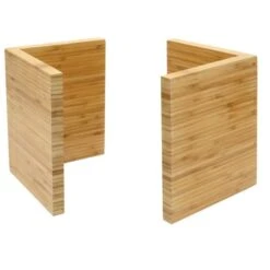 FOH BHO062BBB20 B3 7.5" Tall Bamboo L-Riser - Set