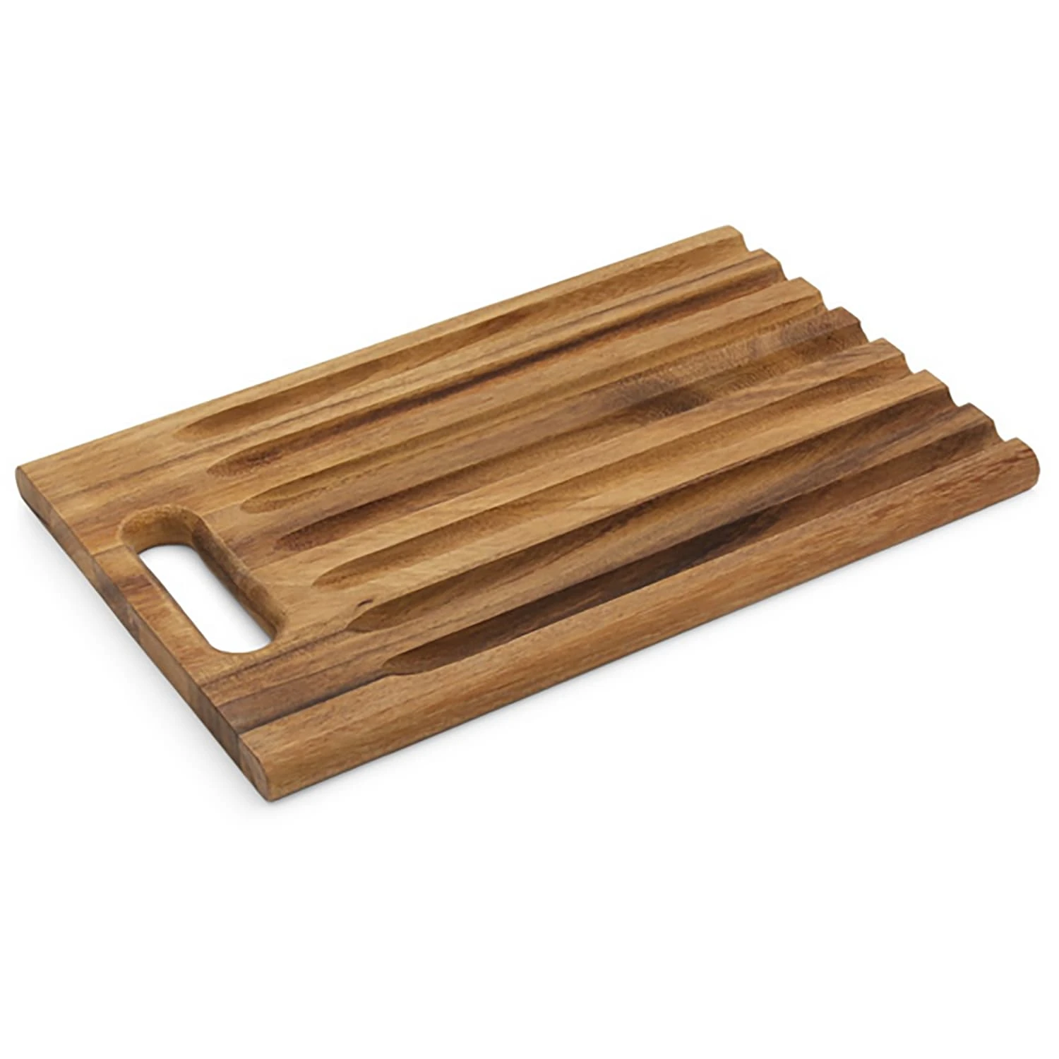 Ironwood Gourmet 28676 Acacia Wood 15 X 9.5 Sweep Off Bread Board