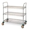 Metro MW703 Chrome 30 X 18" MW Series Standard Duty Utility Cart