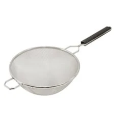 Browne Foodservice 19199 Medium S/S 10.25" Single Mesh Strainer