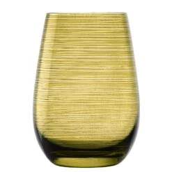 Stolzle S3527612T Twister Olive Swirl 16.5 Ounce Glass - 24 / CS