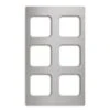 Vollrath 8244314 Miramar® S/S Six Cutout Pan Adapter Plate