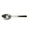 G.E.T. BSRIM-31 S/S 4 Oz. Solid Spoon With Black Handle