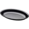 Elite Global Solutions M1510OV-B 15 X 10" Black Melamine Platter