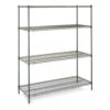 Metro N556K3 Super Erecta Brite 48" X 24" X 63" Starter Shelving Unit