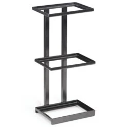 G.E.T. MTS-20M-MG Urban Renewal Gray Metal 3-Tier Merchandiser Stand
