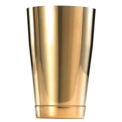Mercer Culinary M37007GD Gold Plated 18 Ounce Bar Shaker / Tin