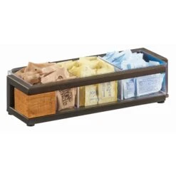 Cal-Mil 3926-84 Sierra 3-Section Rectangular Condiment Organizer