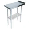 John Boos EFT8-3612 S/S Galvanized 12" X 36" Filler Table