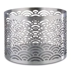 World Tableware APS 15507 Asis Plus Satin 6"D Basket / Buffet Stand