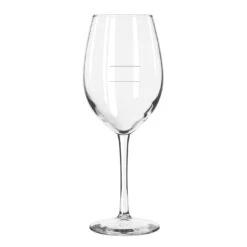 Libbey 7553/1178N Vina 17 Oz. Wine Glass With Pour Lines - 12 / CS