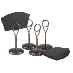 APS Germany APS 71512 4-1/4" Number Stand Set With 20 Cards - 4 / ST