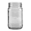 Hospitality Glass HGMJ016-012 Clear 16 Oz. Mason Jar - 12 / CS