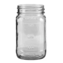Hospitality Glass HGMJ016-012 Clear 16 Oz. Mason Jar - 12 / CS