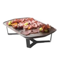 Rosseto SM921 Black/Walnut 20-2/5" X 12-2/5" Tray/Riser Set